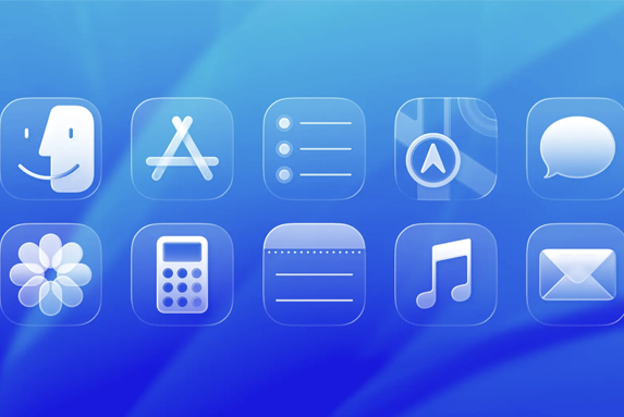 macOS 从拟物化到扁平化、再到如今玻璃质感演化过程中的美学思考与技术进步